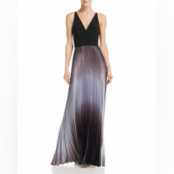 Aqua Dresses & Skirts - Elegant Black and Gray Women's Dress